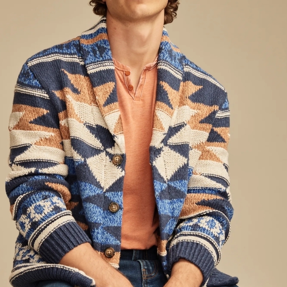 Southwest Geometric Cardigan